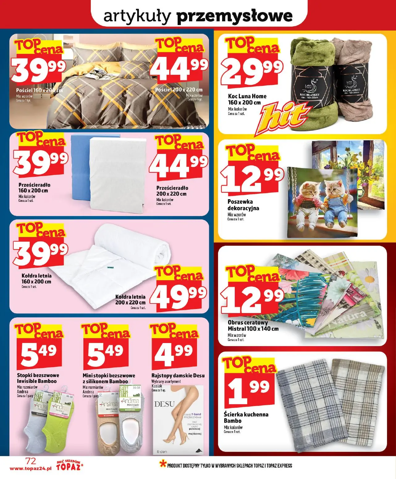 gazetka promocyjna Topaz  - Strona 72