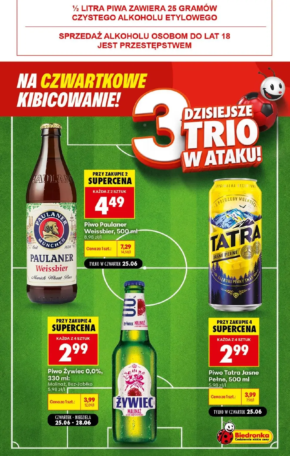 gazetka promocyjna Biedronka Czwartkowe kibicowanie - Strona 2