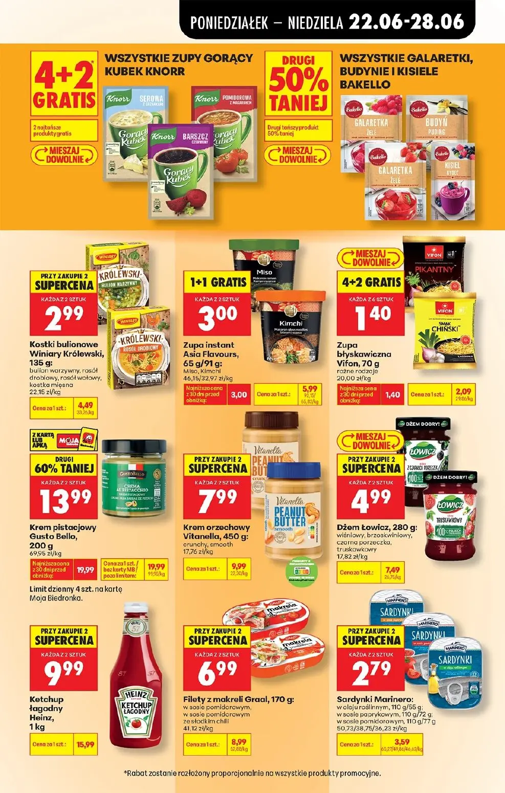 gazetka promocyjna Biedronka Od poniedziałku - Strona 63