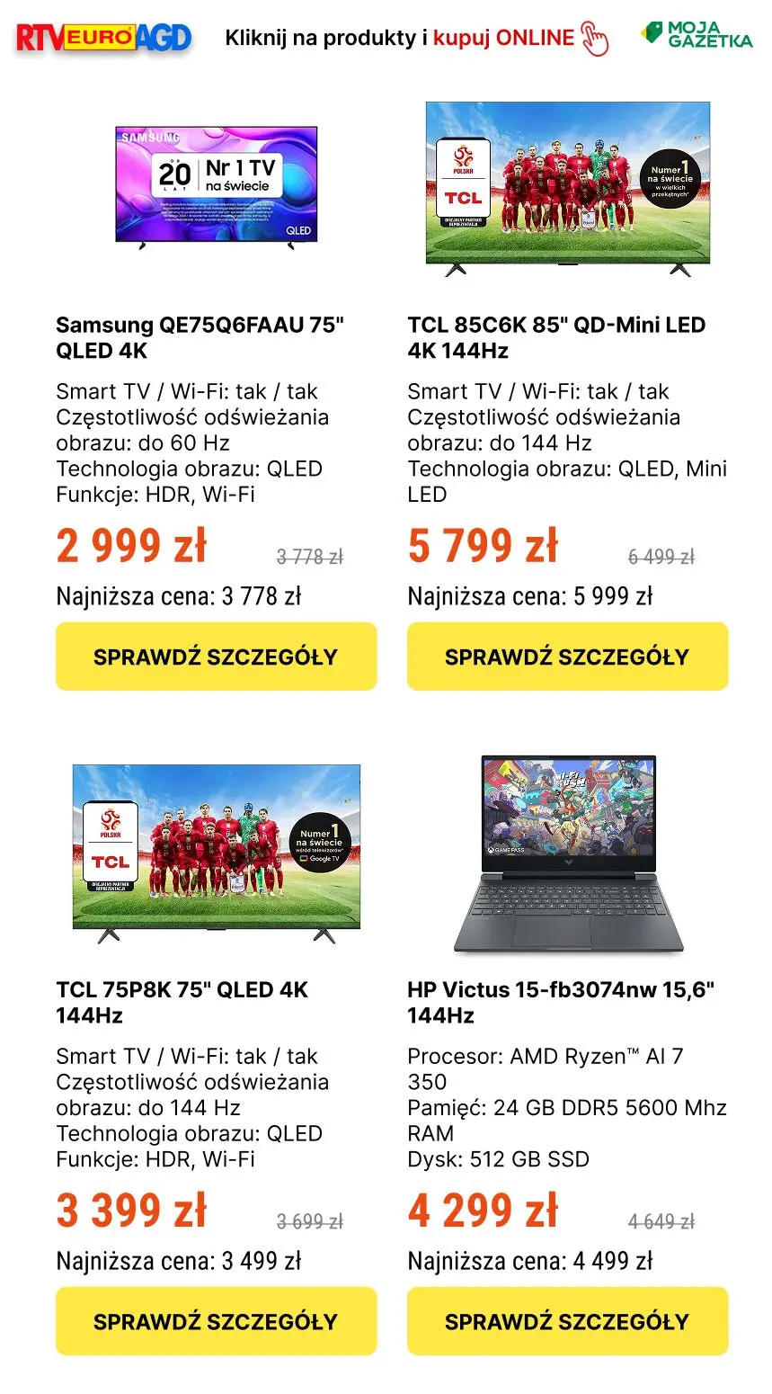 gazetka promocyjna RTV EURO AGD Mistrzowska wyprzedaż - Euro Top - Strona 6