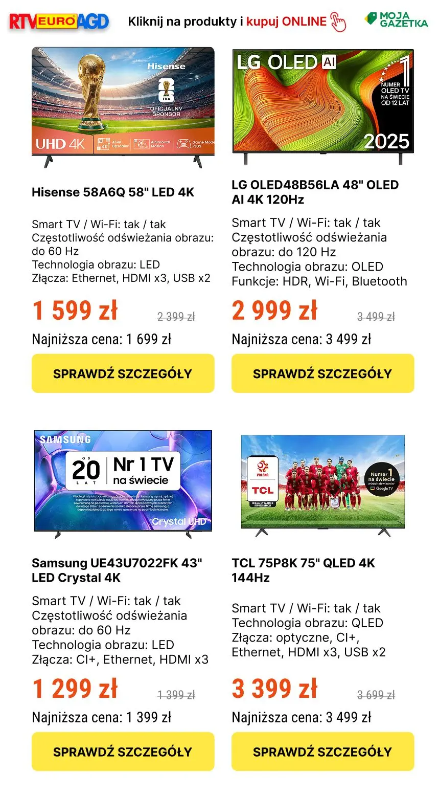 gazetka promocyjna RTV EURO AGD Mistrzowska wyprzedaż w RTV EURO AGD - najlepsze promocje - Strona 5