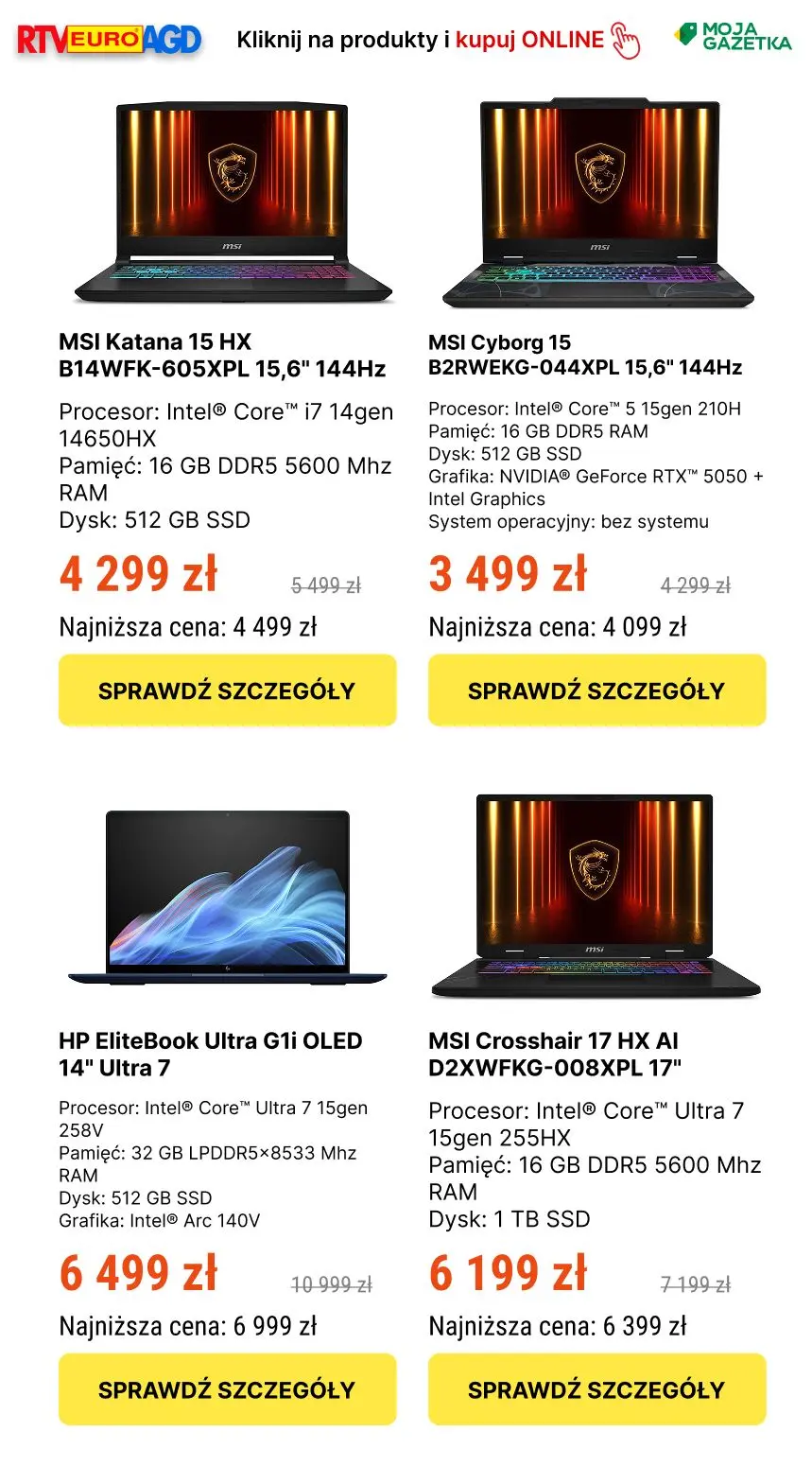gazetka promocyjna RTV EURO AGD Mistrzowska wyprzedaż w RTV EURO AGD - najlepsze promocje - Strona 8