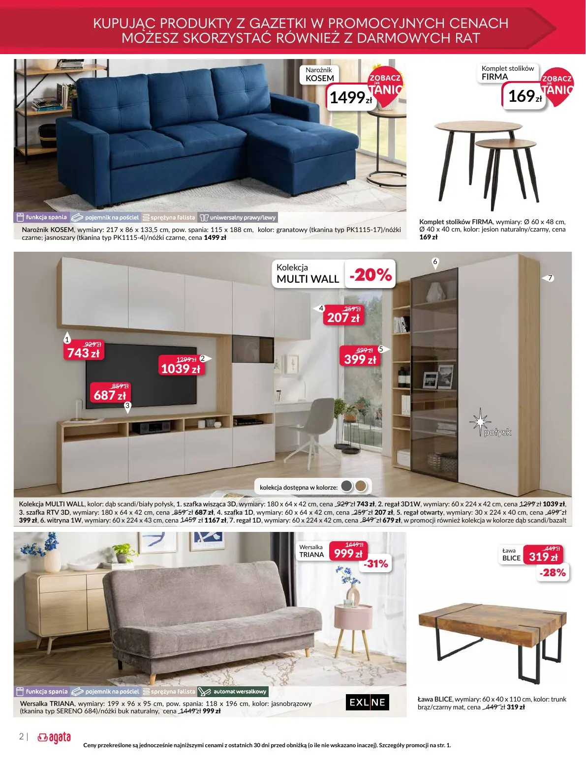 gazetka promocyjna Agata Meble i dodatki - Strona 2