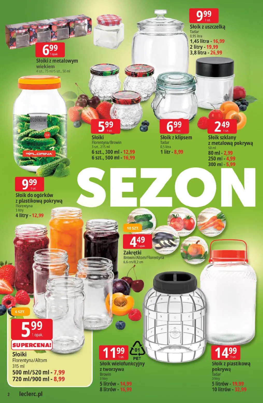 gazetka promocyjna E.Leclerc Sezon na przetwory - Strona 2