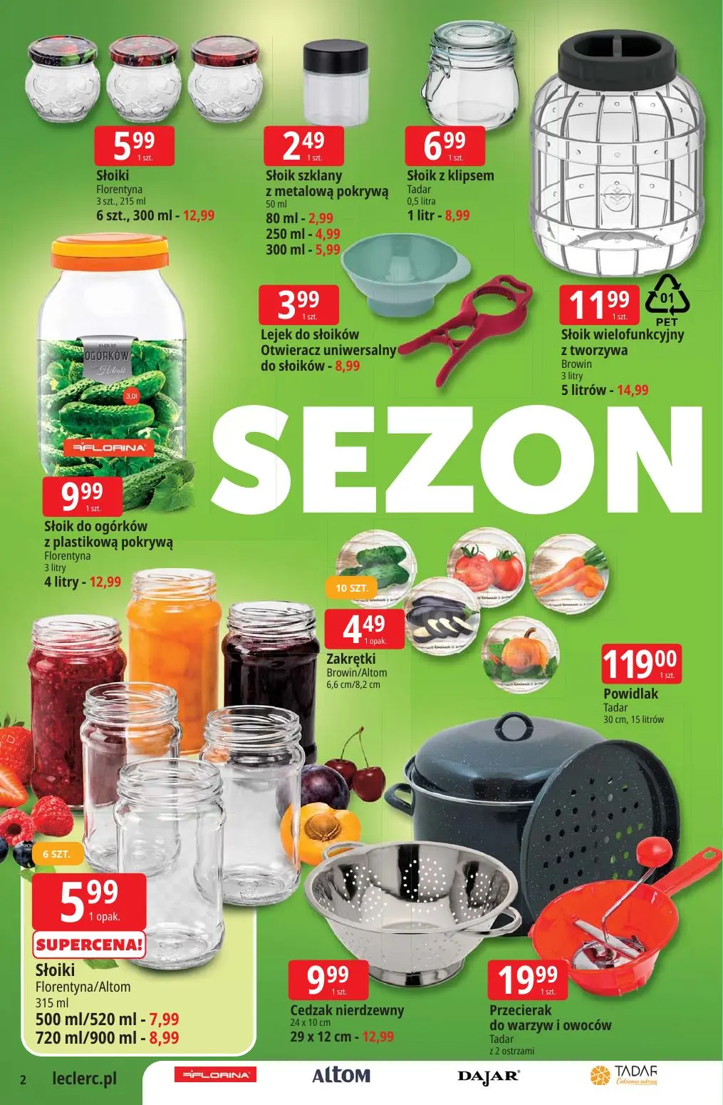 gazetka promocyjna E.Leclerc Sezon na przetwory - Strona 2