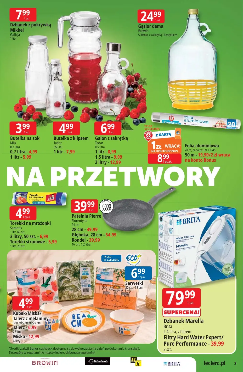 gazetka promocyjna E.Leclerc Sezon na przetwory - Strona 3