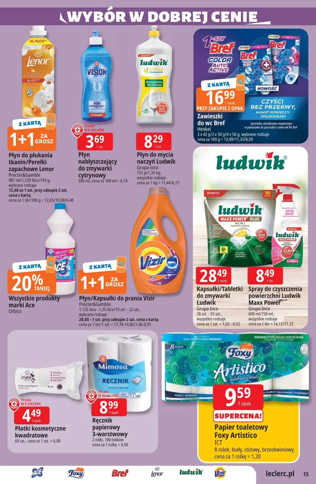 gazetka promocyjna E.Leclerc Sezon na przetwory - oferta rozszerzona - Strona 15