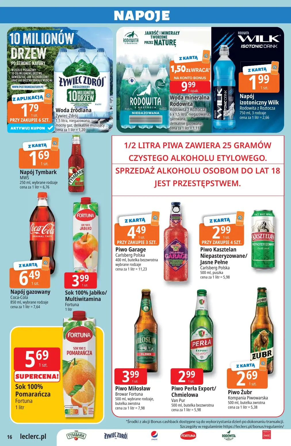 gazetka promocyjna E.Leclerc Sezon na przetwory - oferta rozszerzona - Strona 16