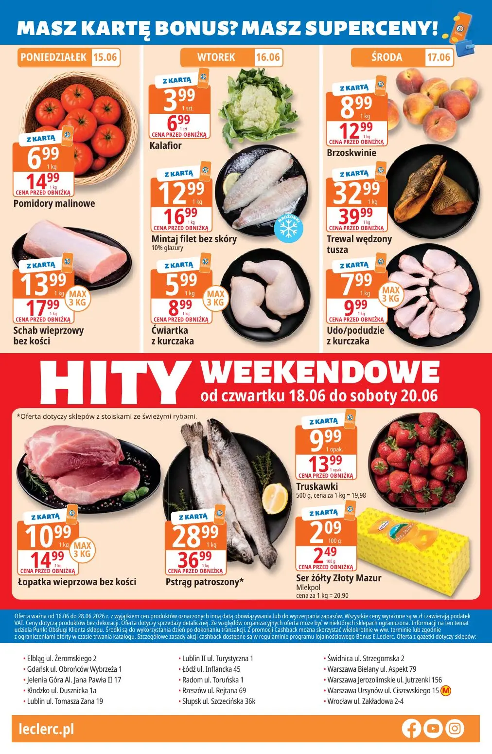 gazetka promocyjna E.Leclerc Sezon na przetwory - oferta rozszerzona - Strona 32