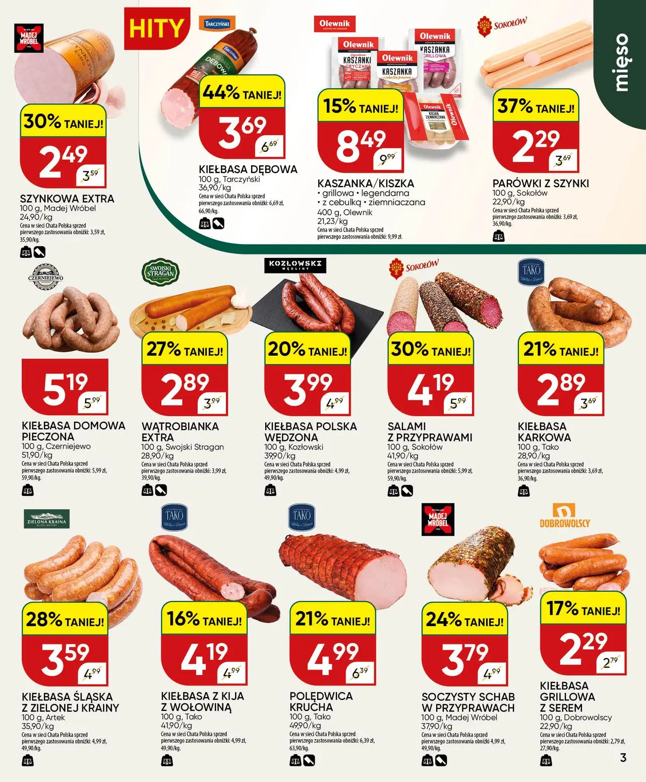 gazetka promocyjna Chata Polska Po mięso? Tylko do Chaty! - Strona 3