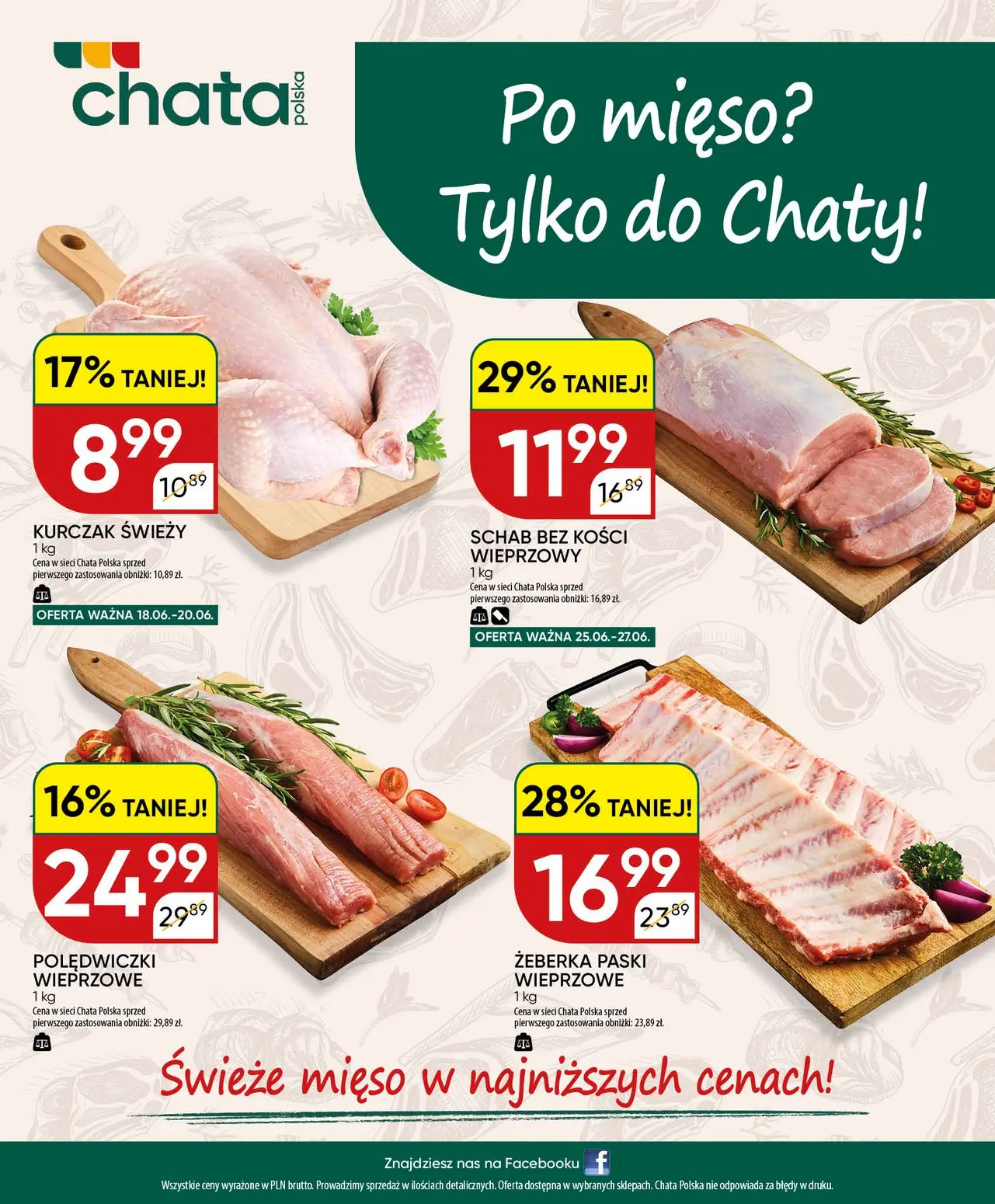 gazetka promocyjna Chata Polska Po mięso? Tylko do Chaty! - Strona 20