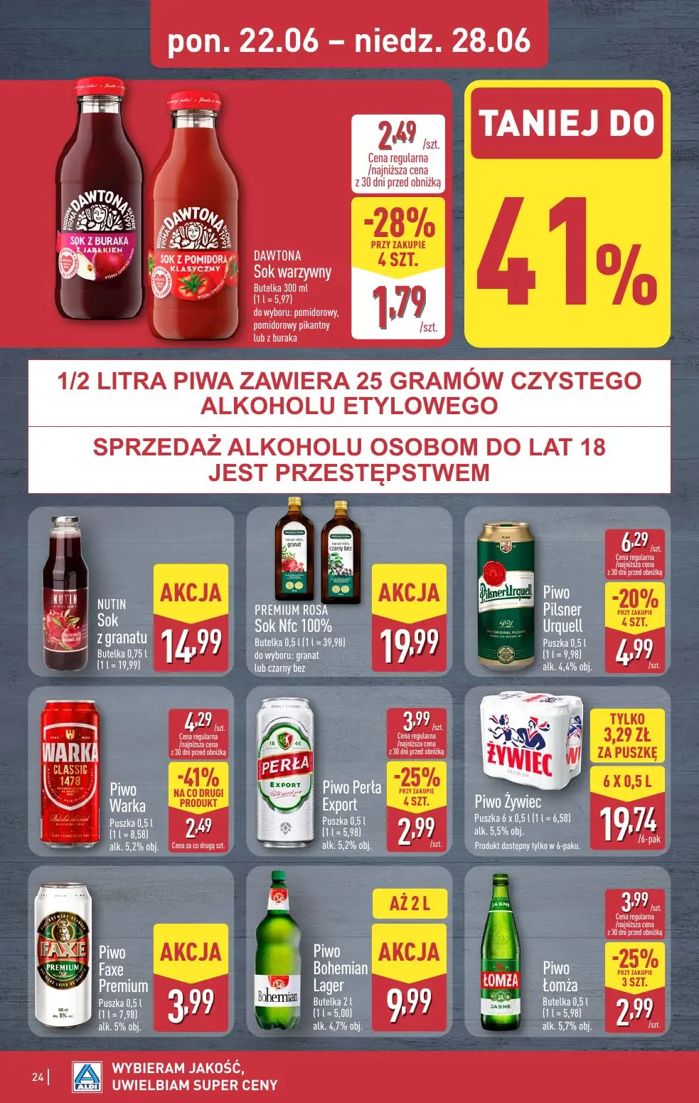 gazetka promocyjna ALDI Wybieram ALDI - Strona 24
