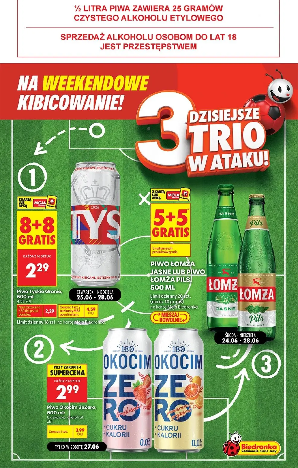 gazetka promocyjna Biedronka Weekendowe kibicowanie - Strona 2