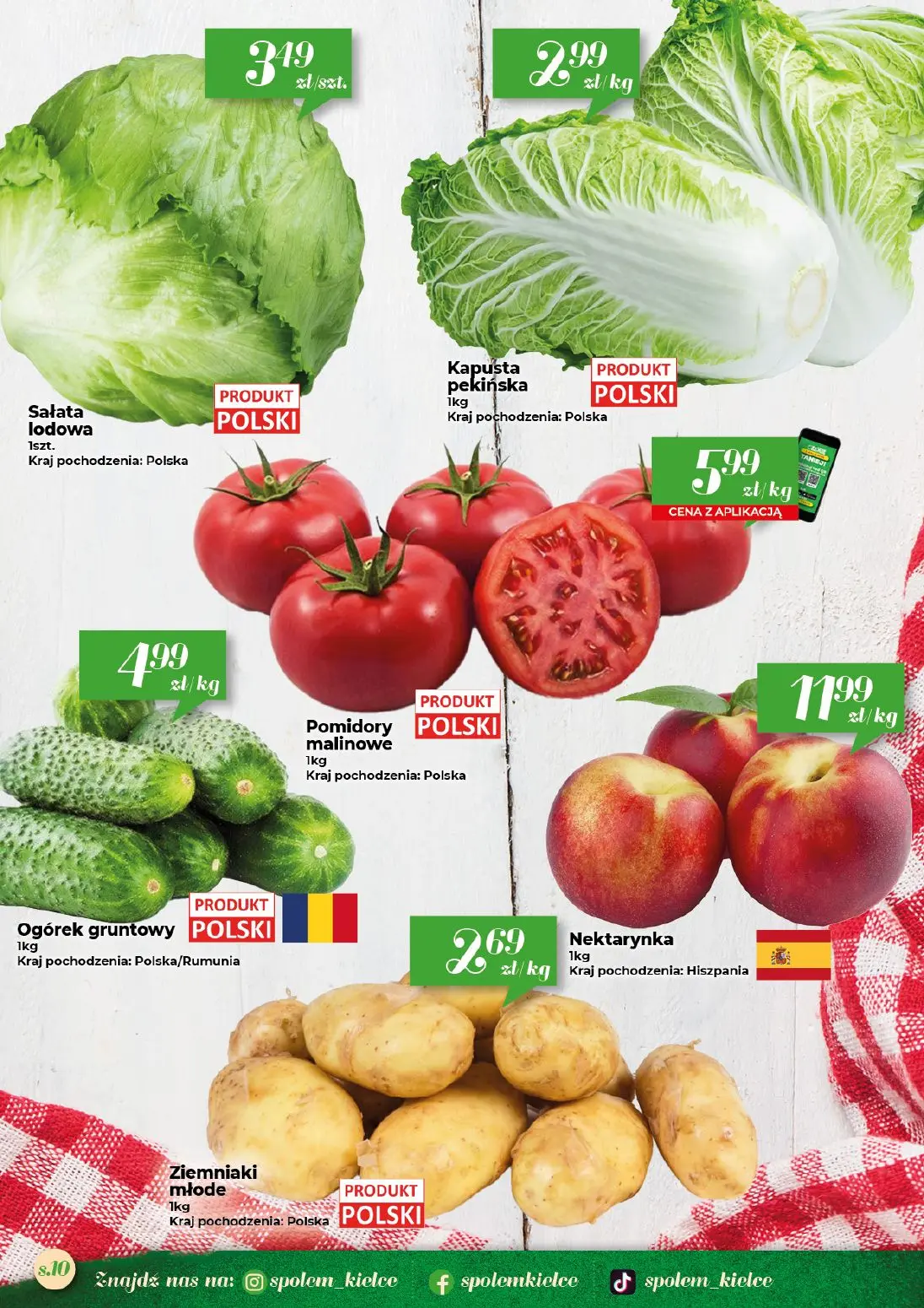 gazetka promocyjna Społem Kielce  - Strona 10