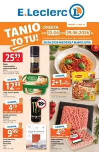 Gazetka promocyjna E.Leclerc, ważna od 2026-06-22 do 2026-06-29.