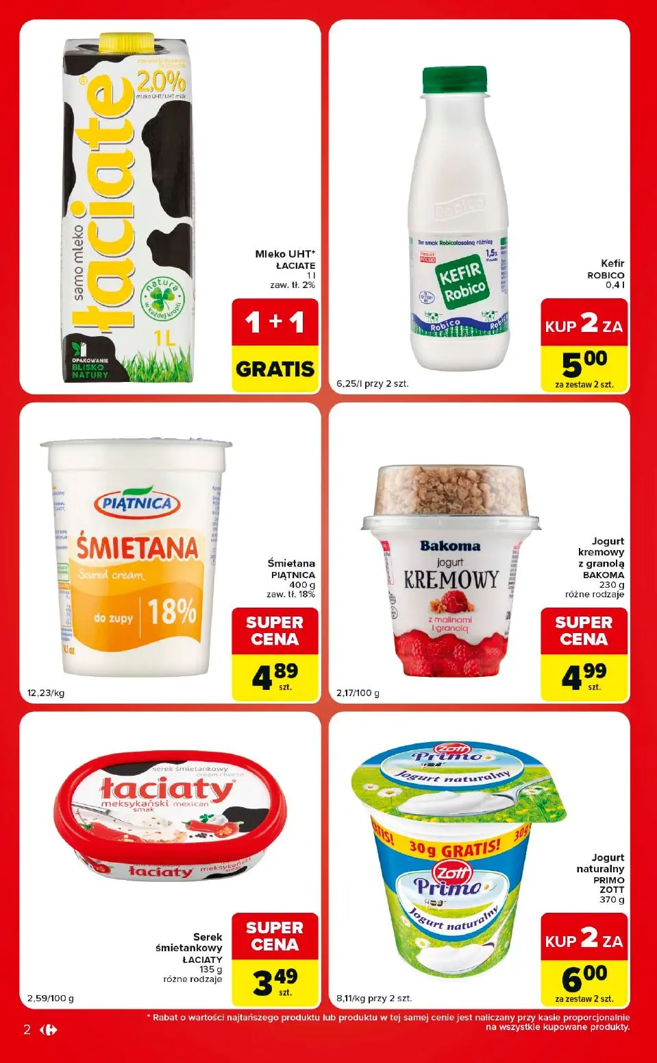 gazetka promocyjna Carrefour Market W sumie ekspresowe zakupy - Strona 2