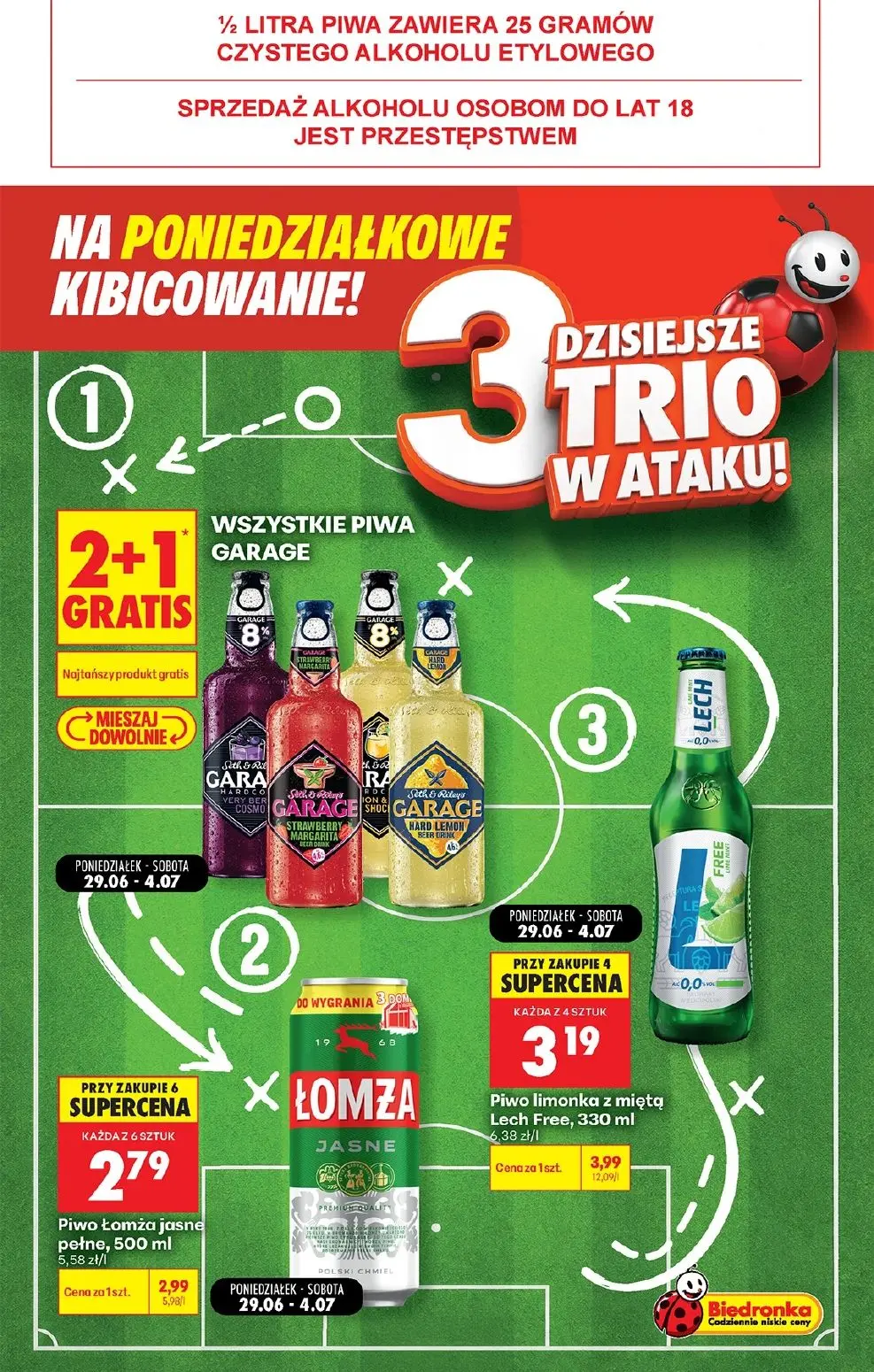 gazetka promocyjna Biedronka Poniedziałkowe kibicowanie - Strona 2