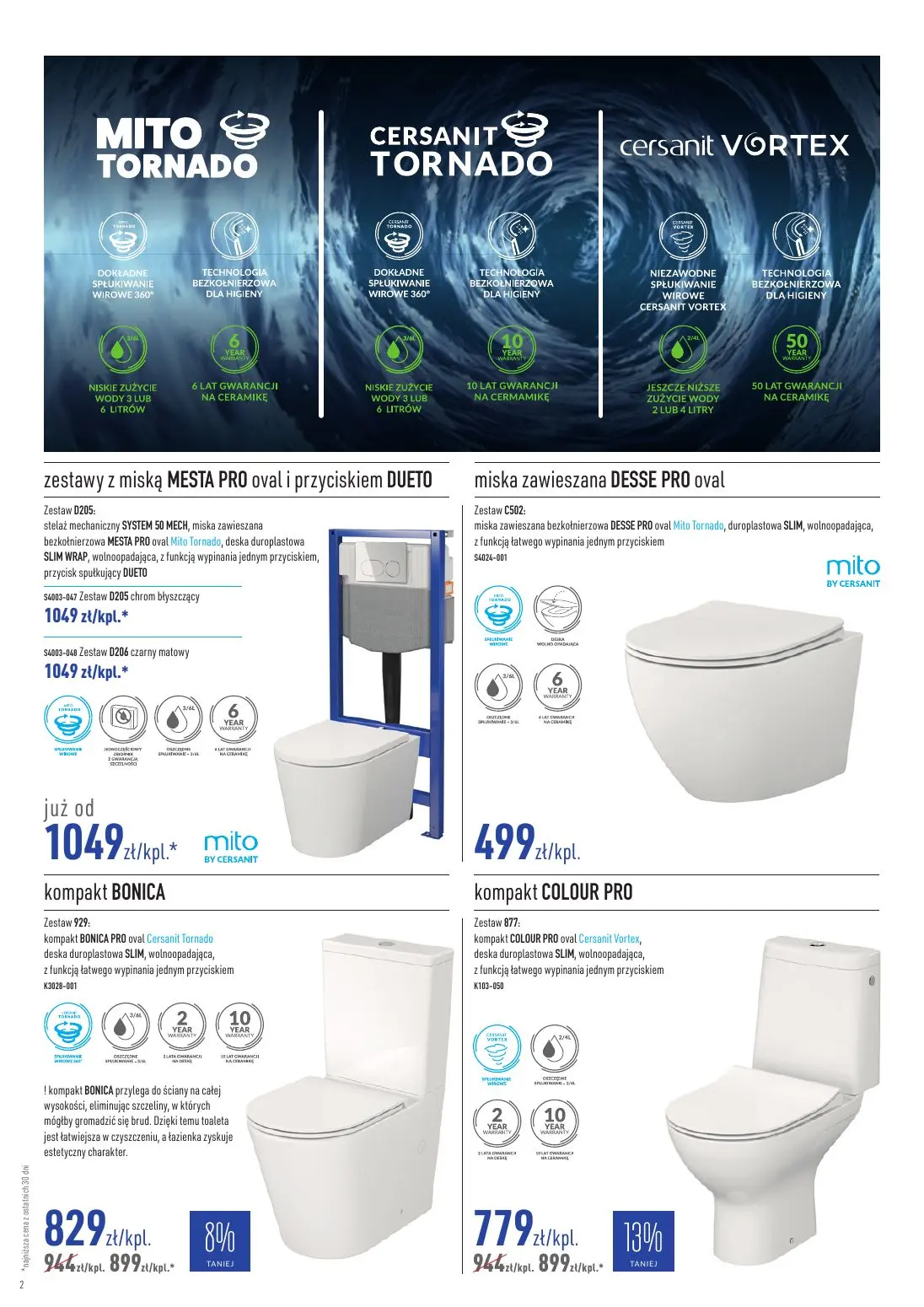 gazetka promocyjna Cersanit Moc promocji - Strona 2