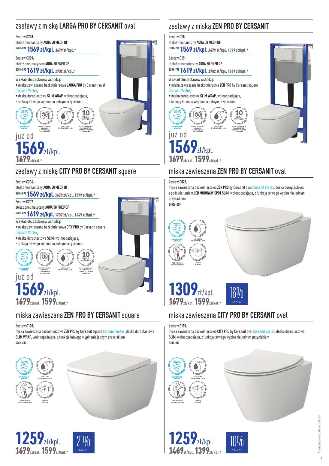 gazetka promocyjna Cersanit Moc promocji - Strona 3