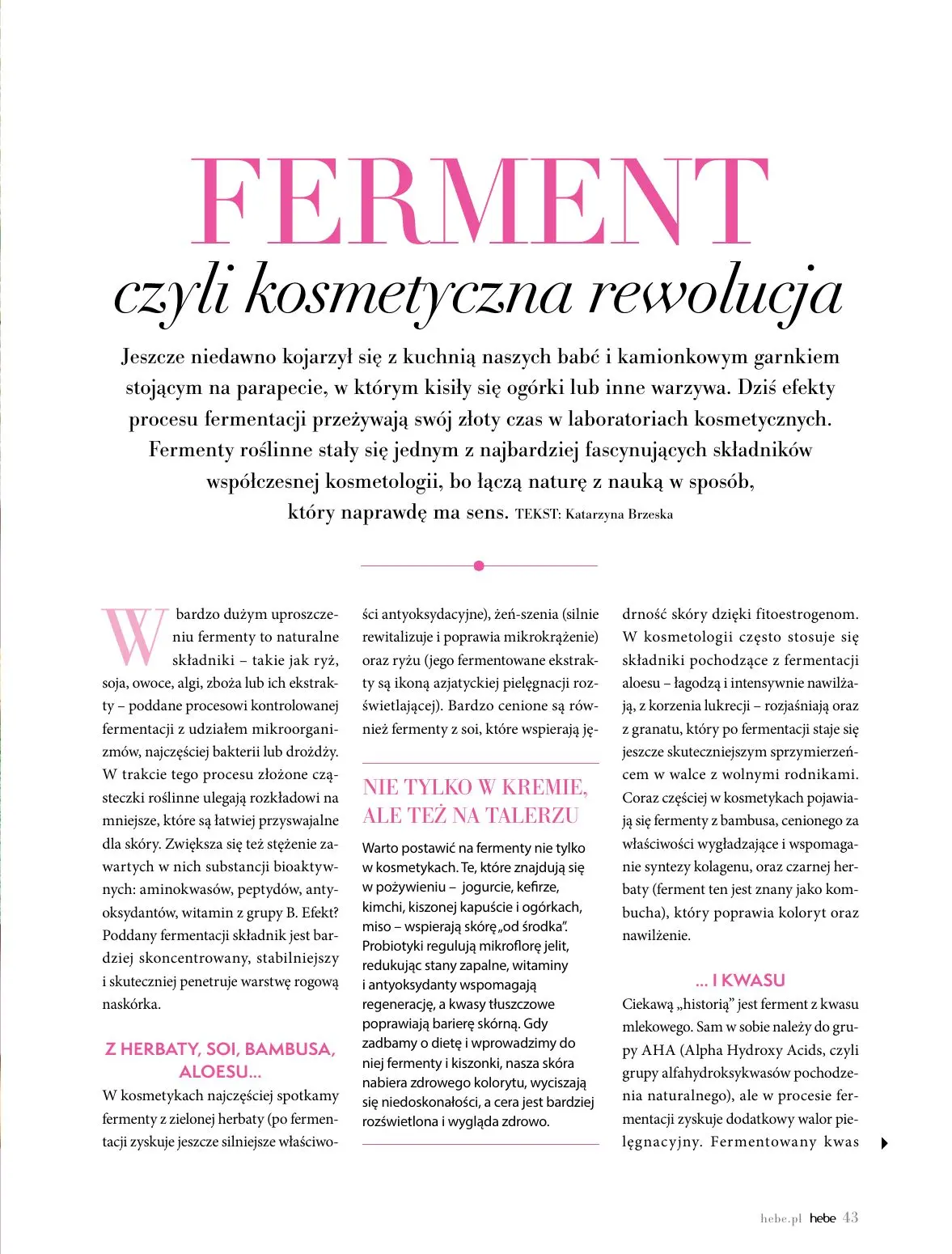 gazetka promocyjna hebe Na progu lata - Strona 43