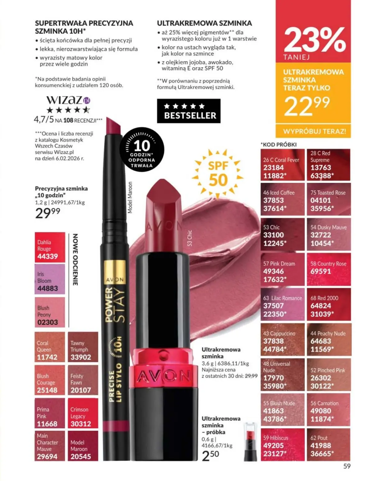 gazetka promocyjna AVON  - Strona 59