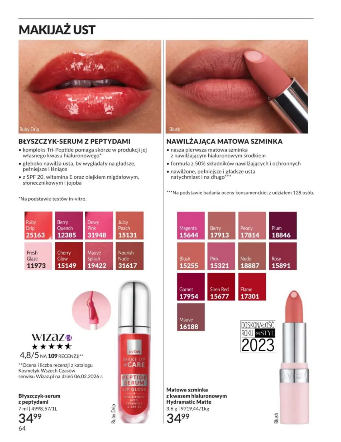 gazetka promocyjna AVON  - Strona 64