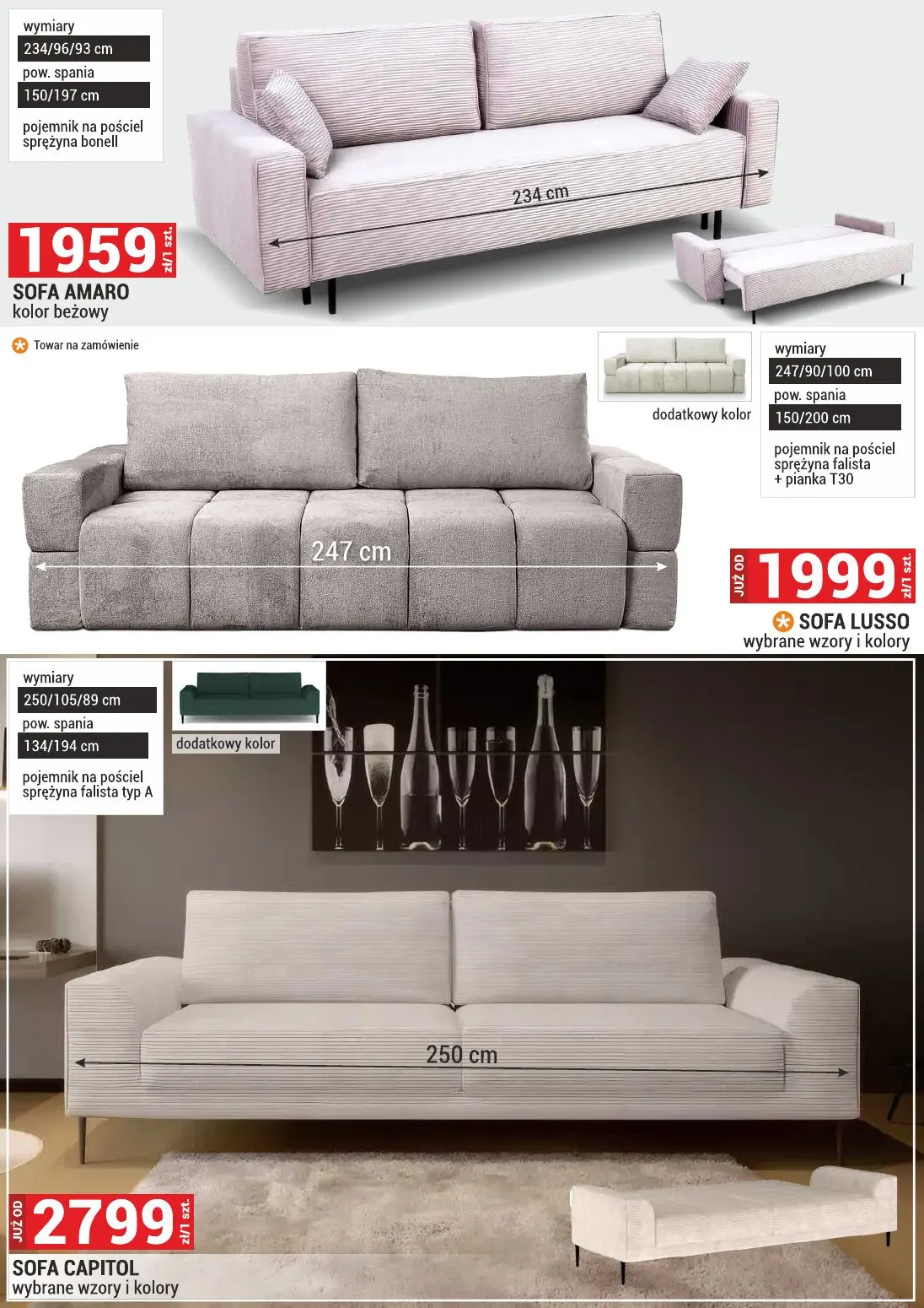 gazetka promocyjna Merkury Market Meble wypoczynki materace - Strona 20