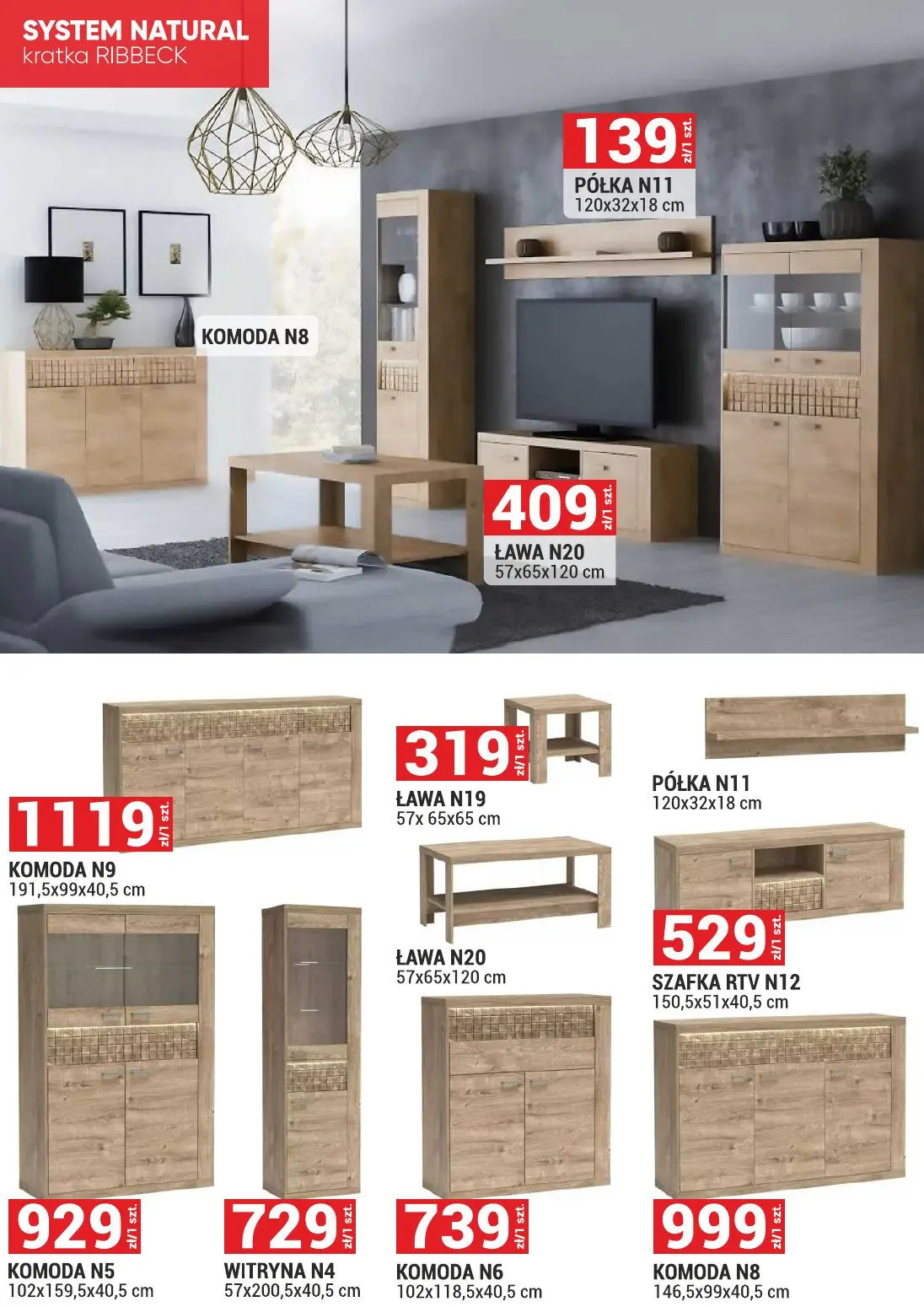 gazetka promocyjna Merkury Market Meble wypoczynki materace - Strona 23