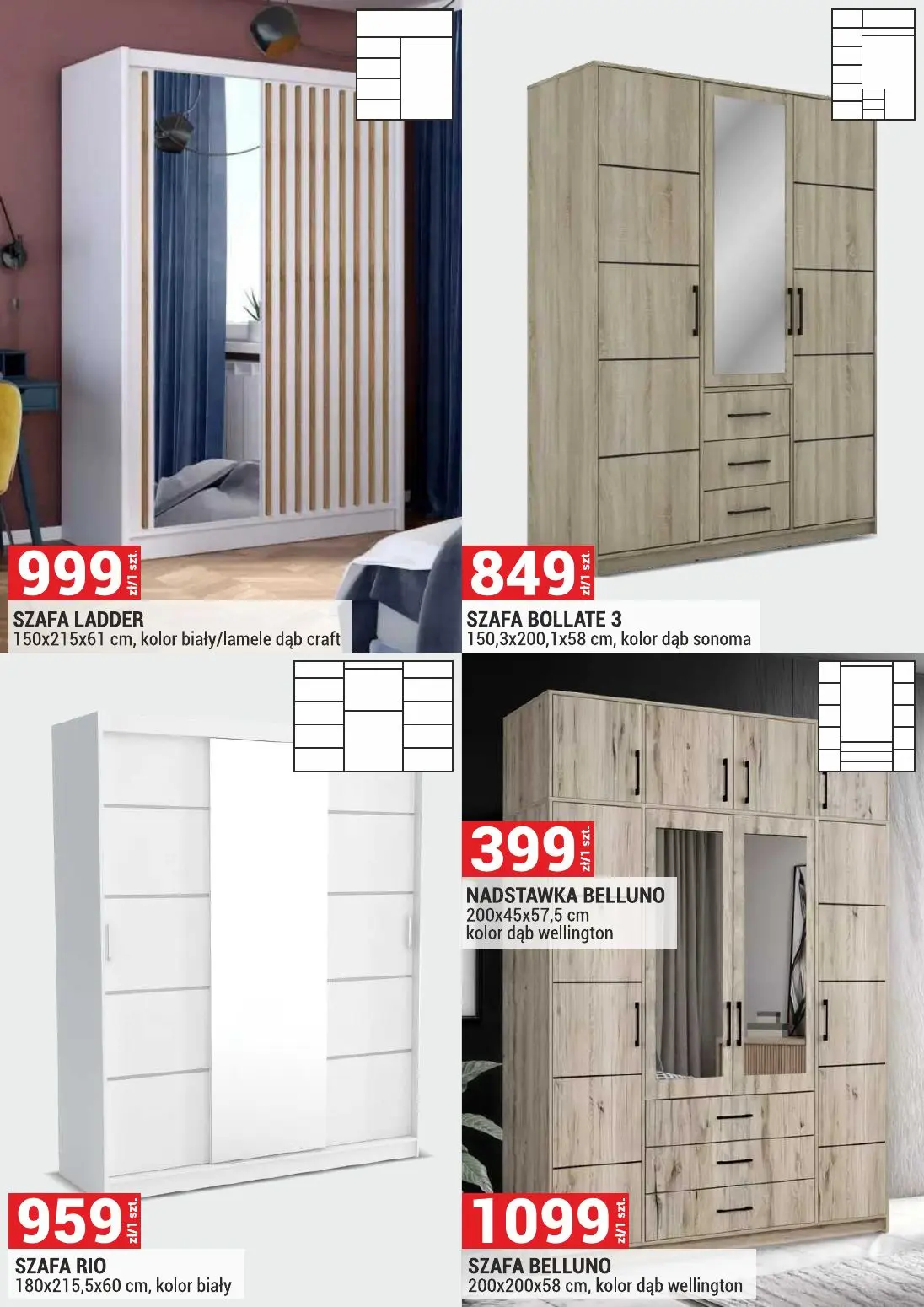 gazetka promocyjna Merkury Market Meble wypoczynki materace - Strona 33