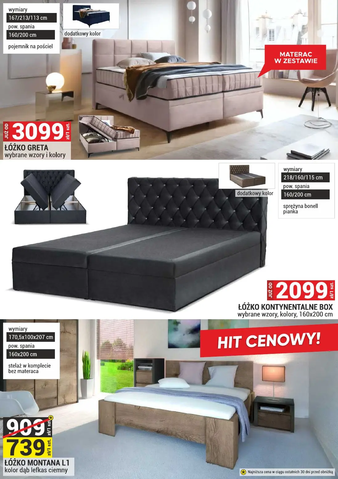 gazetka promocyjna Merkury Market Meble wypoczynki materace - Strona 38