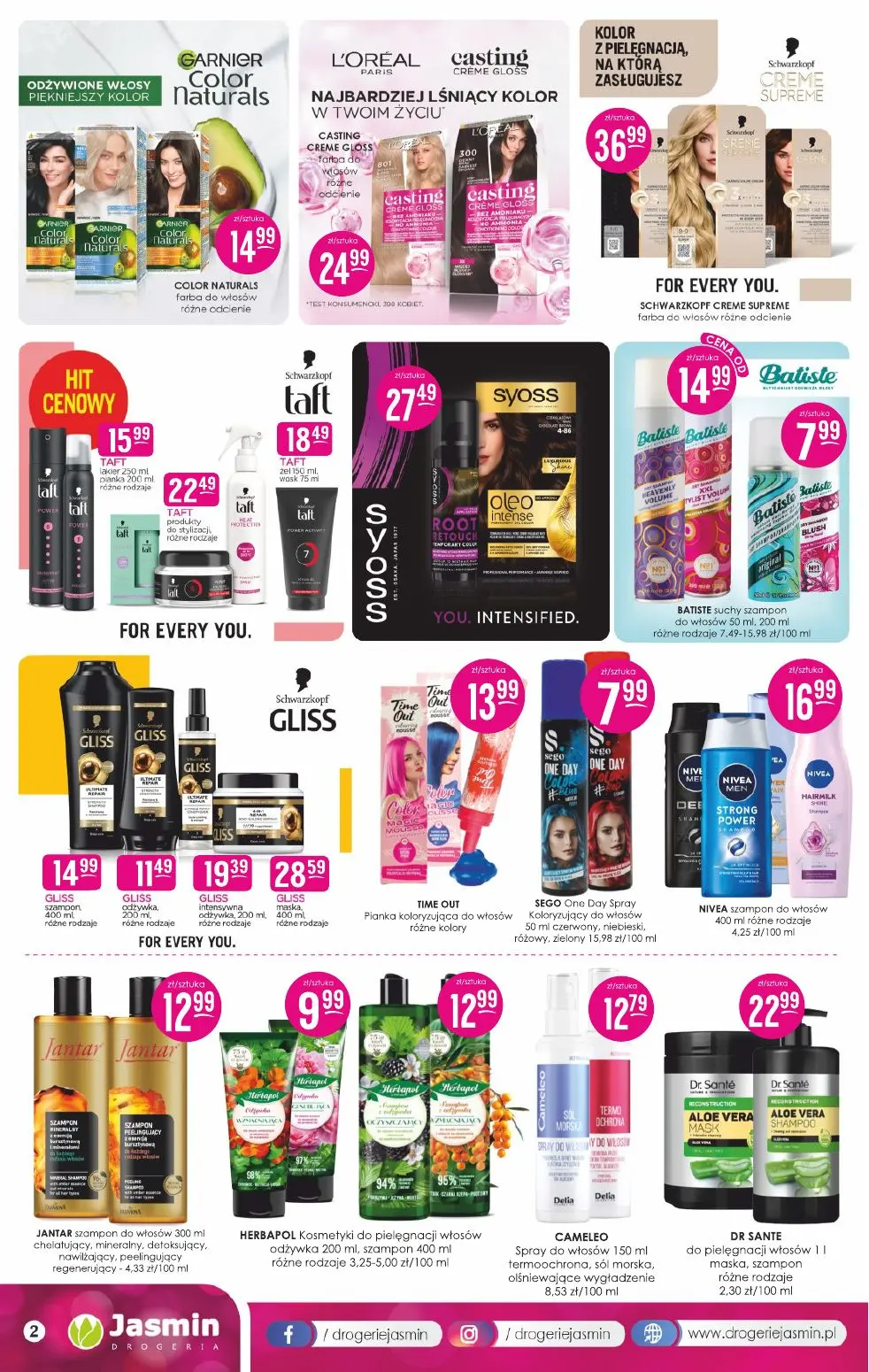 gazetka promocyjna DROGERIE JASMIN Dzień Ojca!  - Strona 2