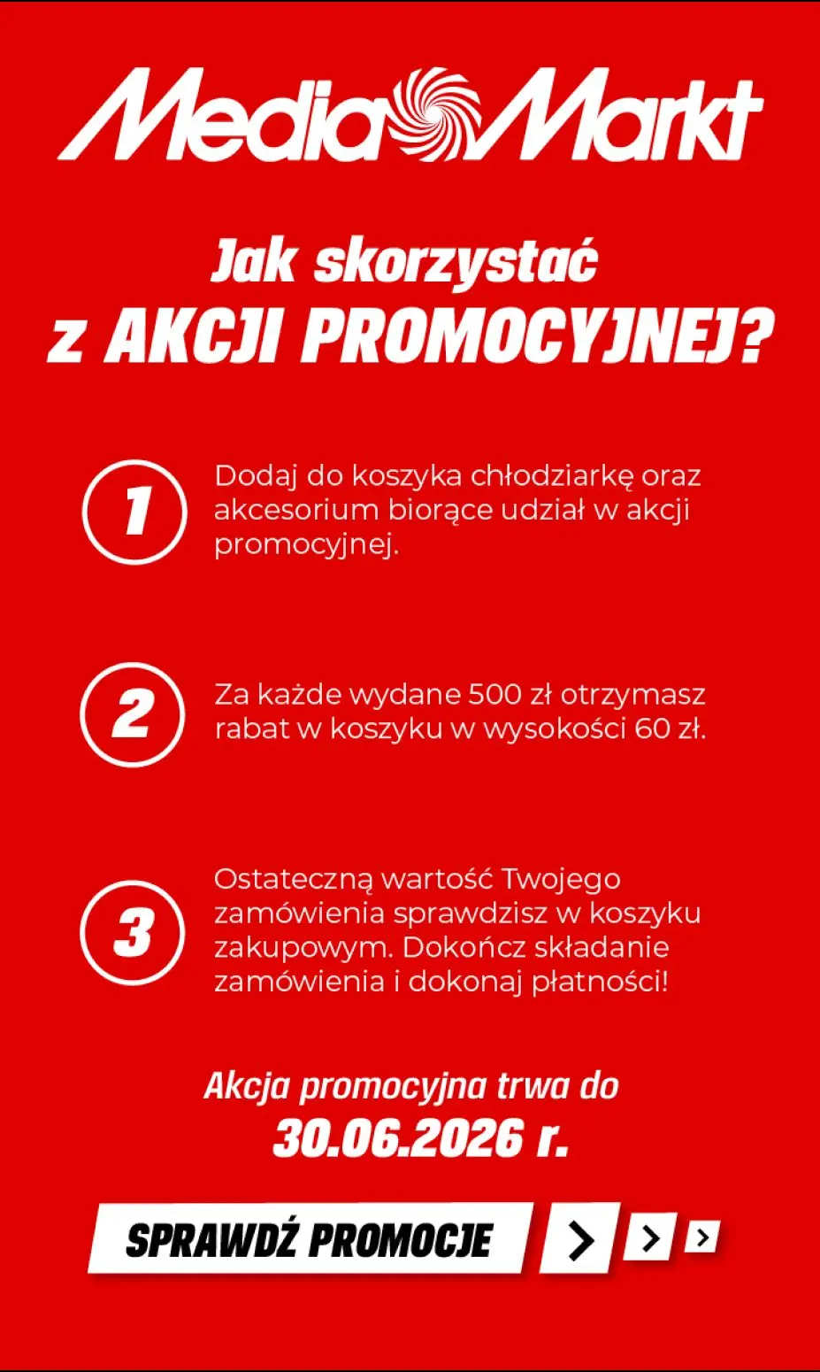 gazetka promocyjna Media Markt 60 zł za każde wydane 500 zł przy zakupie chłodziarki z wybranym akcesorium! - Strona 2