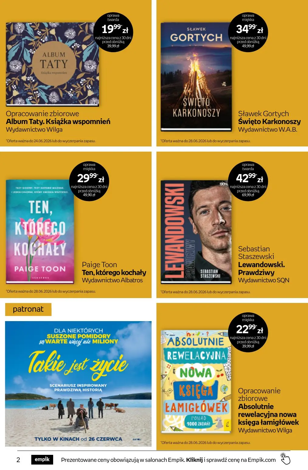 gazetka promocyjna Empik Tom kultury - Strona 2