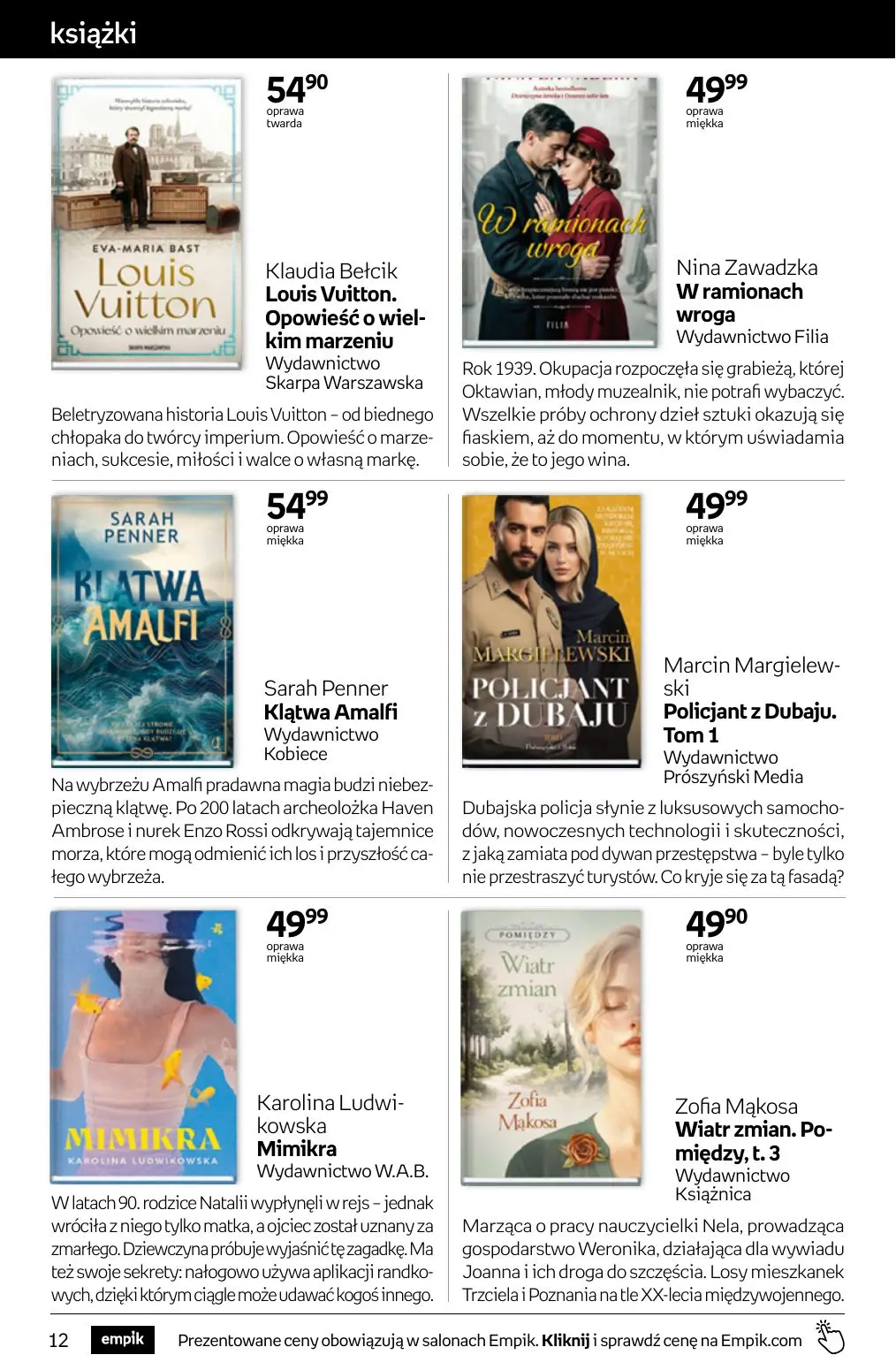gazetka promocyjna Empik Tom kultury - Strona 12