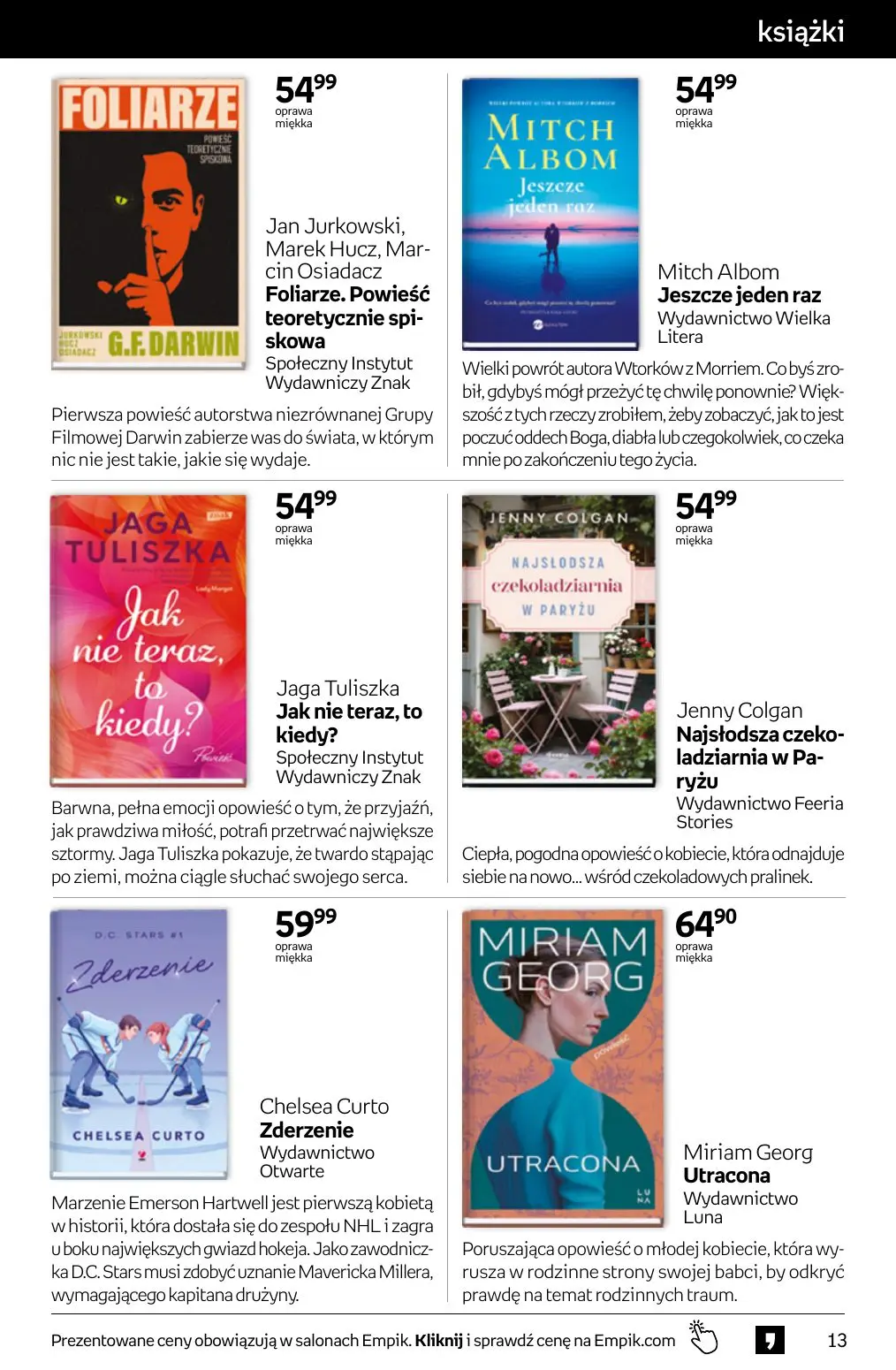gazetka promocyjna Empik Tom kultury - Strona 13
