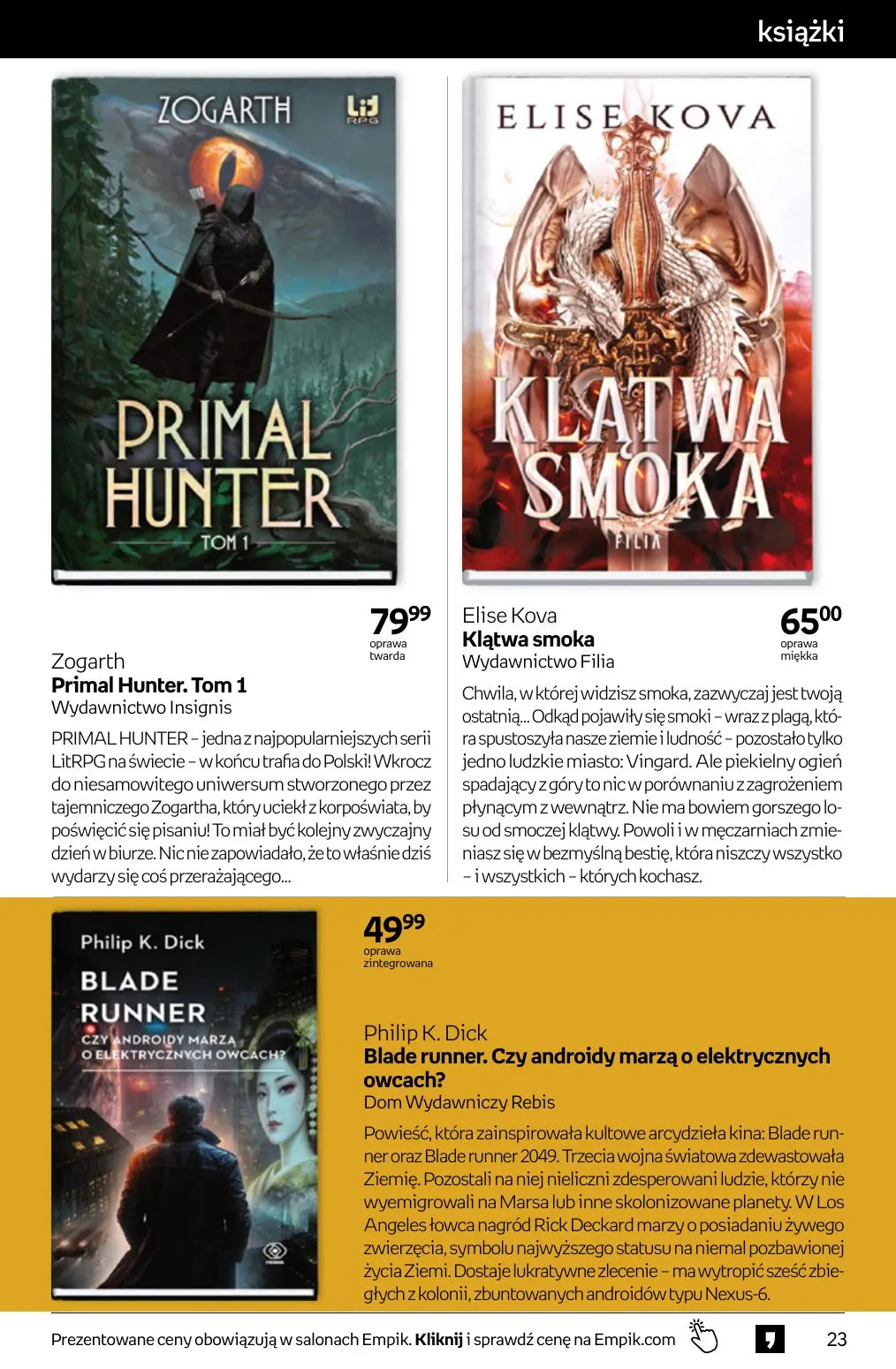 gazetka promocyjna Empik Tom kultury - Strona 23