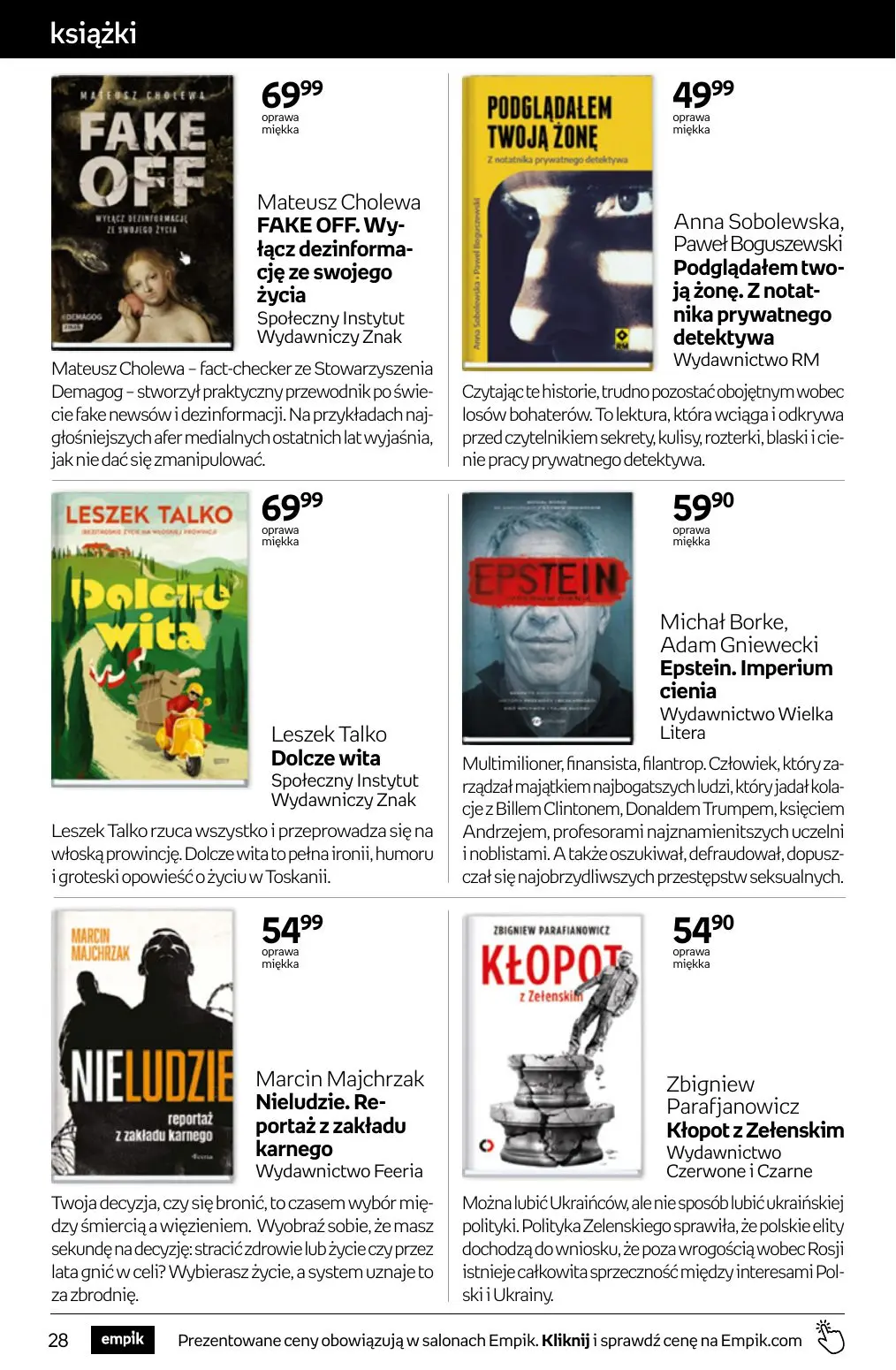 gazetka promocyjna Empik Tom kultury - Strona 28