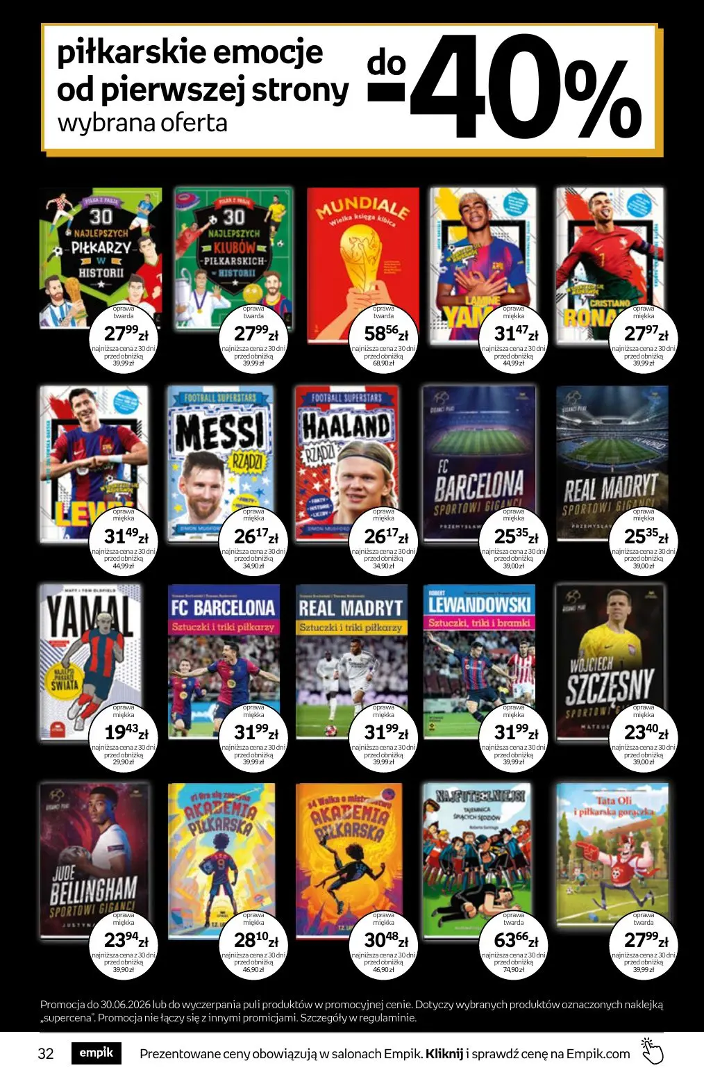 gazetka promocyjna Empik Tom kultury - Strona 32
