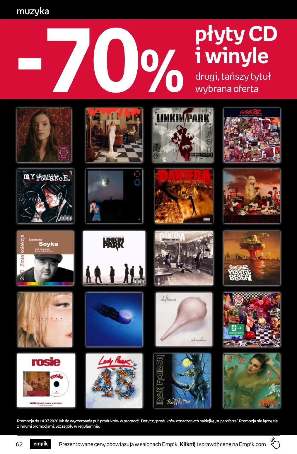 gazetka promocyjna Empik Tom kultury - Strona 62