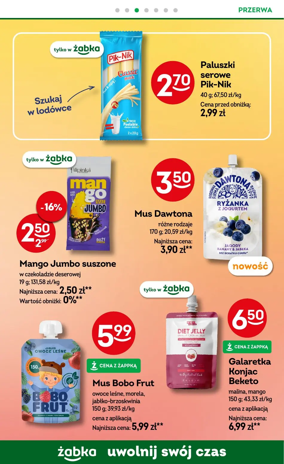 gazetka promocyjna Żabka Tylko w Żabce - Strona 82