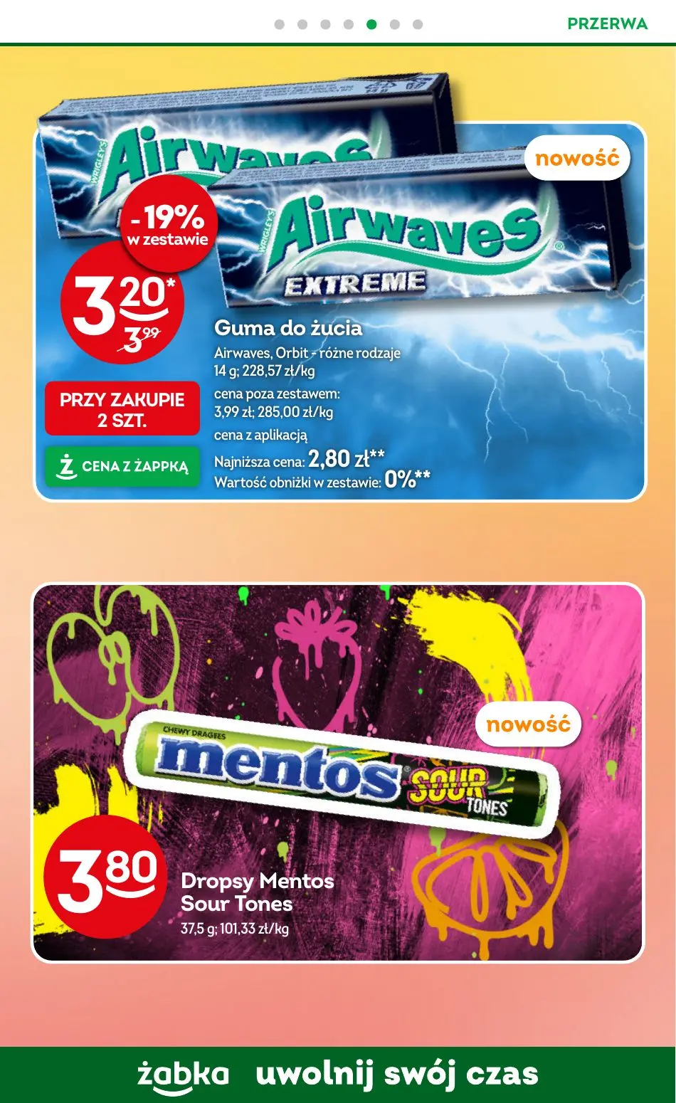 gazetka promocyjna Żabka Tylko w Żabce - Strona 84