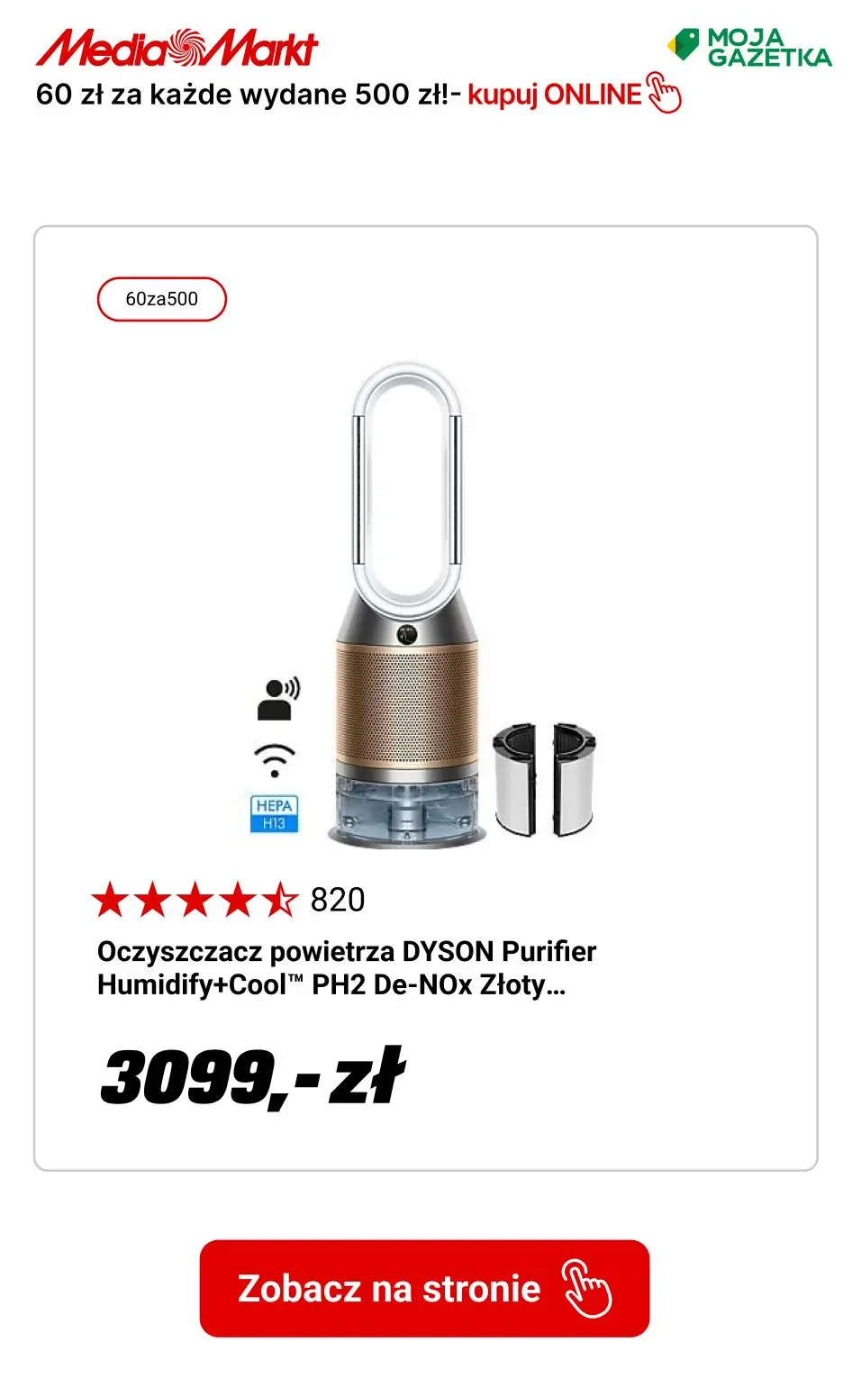 gazetka promocyjna Media Markt Red Friday w MediaMarkt!
60 zł rabatu za każde wydane 500 zł - Strona 4