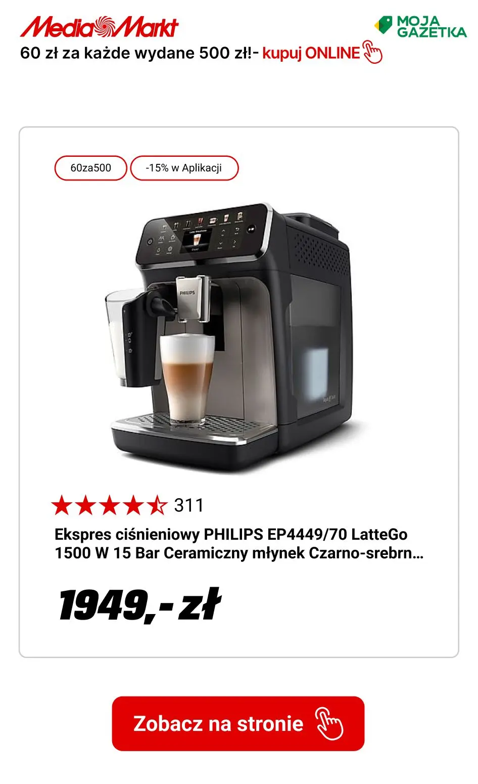 gazetka promocyjna Media Markt Red Friday w MediaMarkt!
60 zł rabatu za każde wydane 500 zł - Strona 6