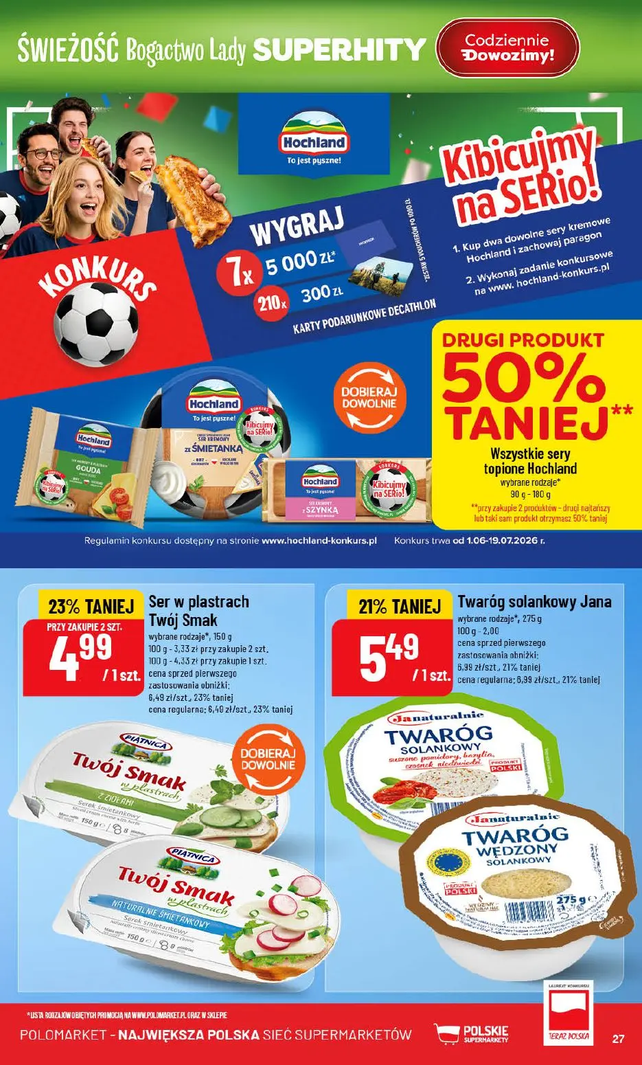 gazetka promocyjna POLOmarket Wakacyjna LOTERIA - wygraj paliwo 🚗 - Strona 27