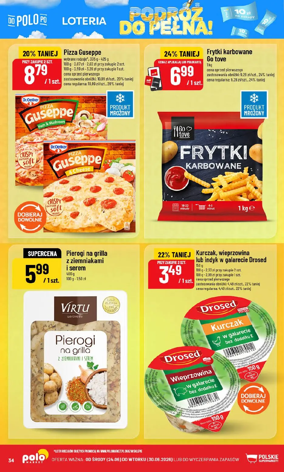 gazetka promocyjna POLOmarket Wakacyjna LOTERIA - wygraj paliwo 🚗 - Strona 34