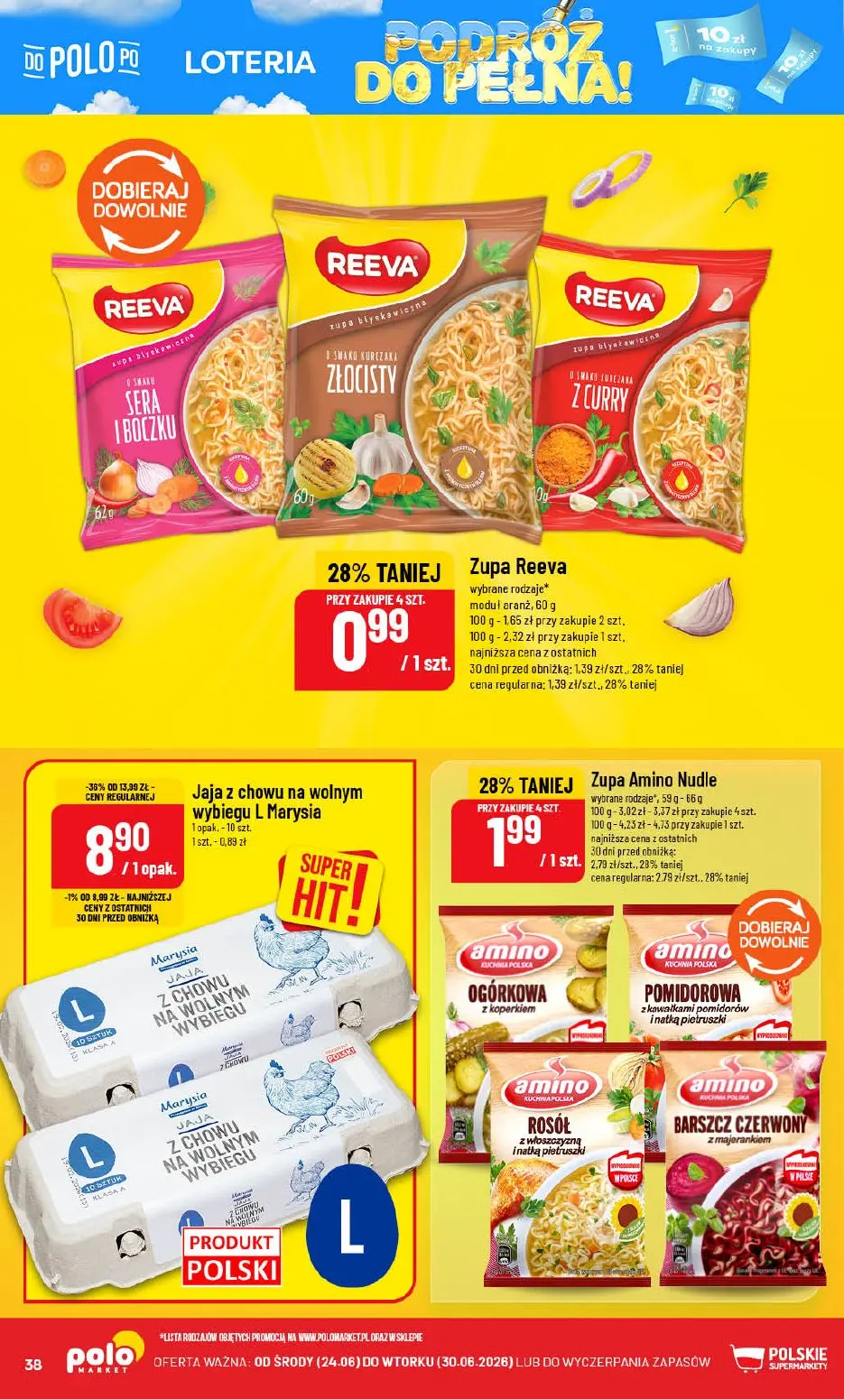 gazetka promocyjna POLOmarket Wakacyjna LOTERIA - wygraj paliwo 🚗 - Strona 38