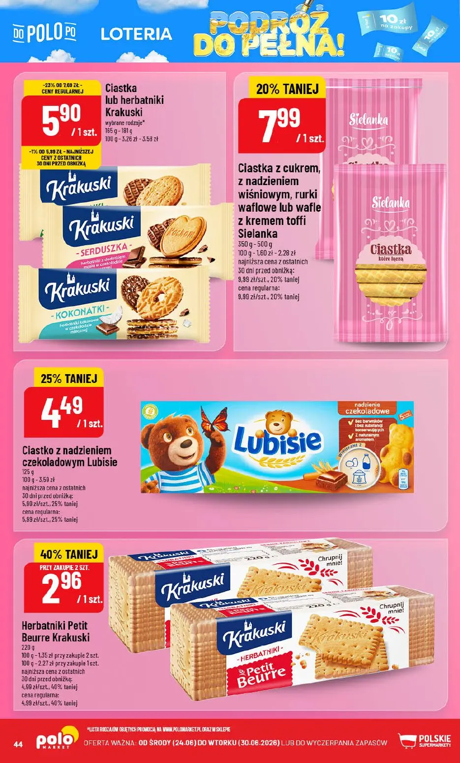 gazetka promocyjna POLOmarket Wakacyjna LOTERIA - wygraj paliwo 🚗 - Strona 44