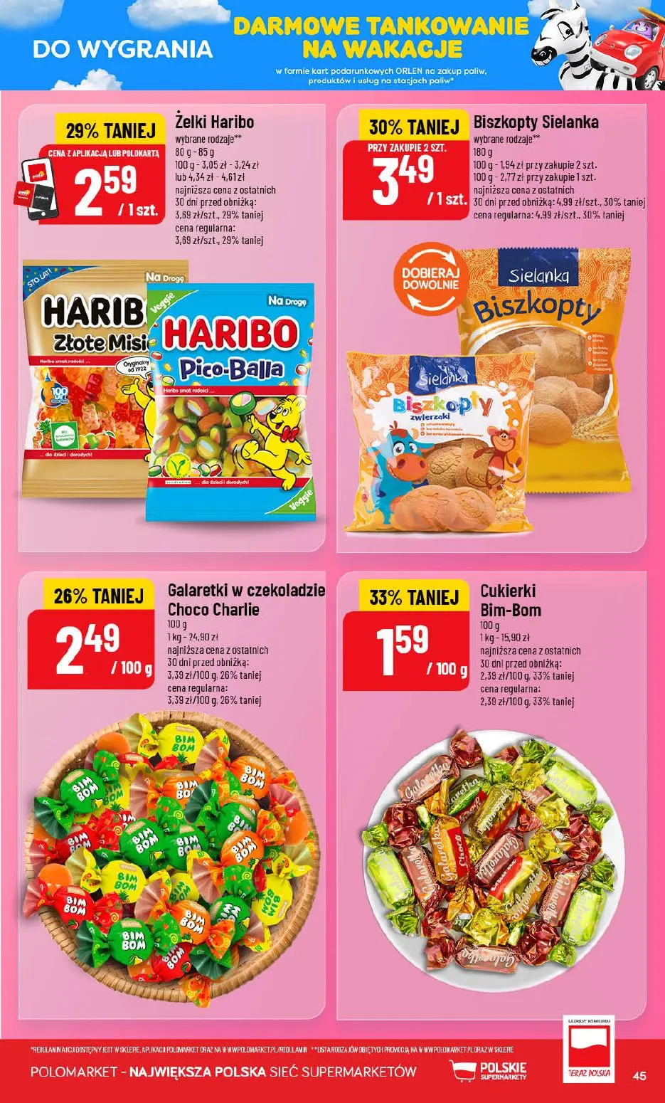 gazetka promocyjna POLOmarket Wakacyjna LOTERIA - wygraj paliwo 🚗 - Strona 45