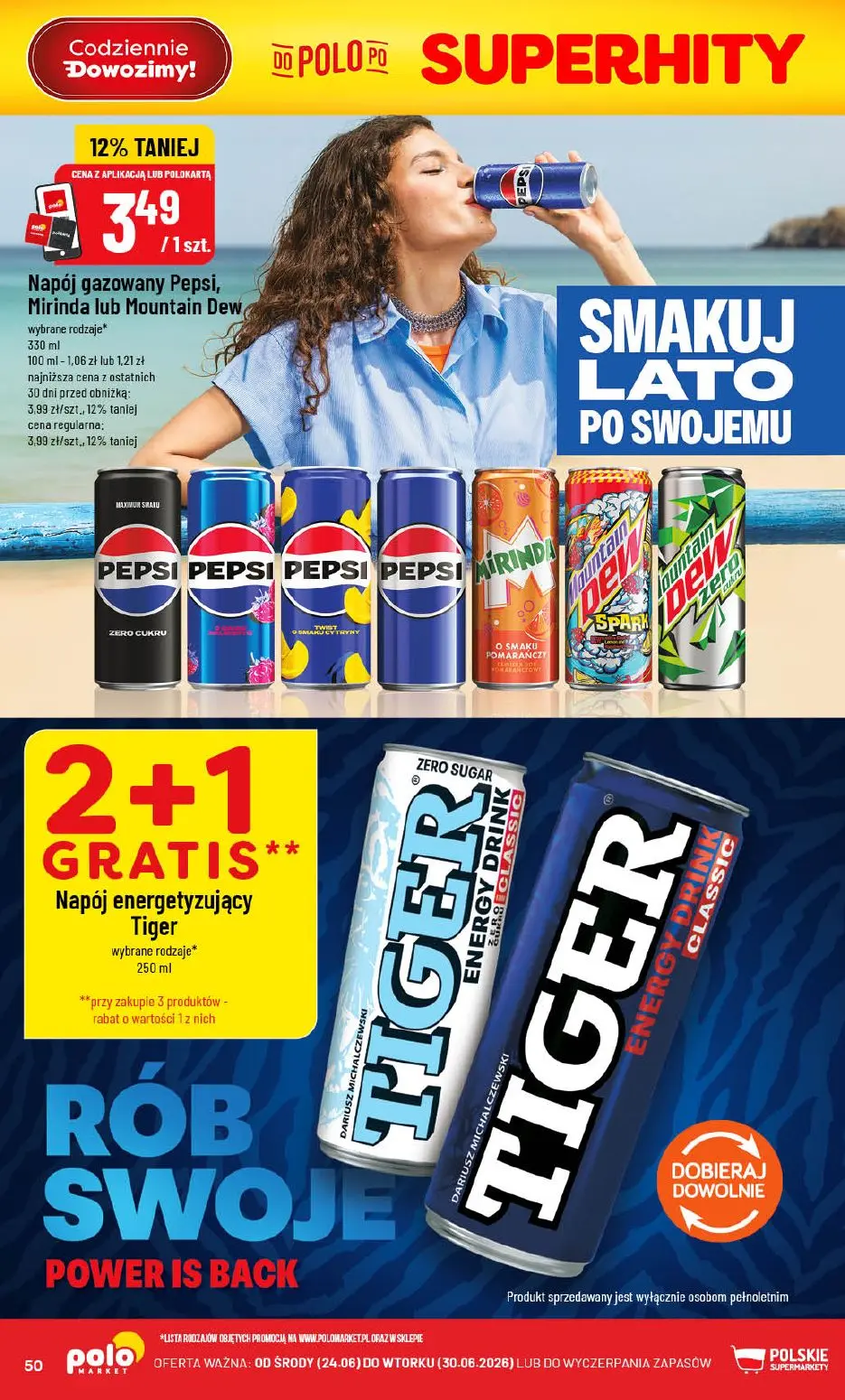 gazetka promocyjna POLOmarket Wakacyjna LOTERIA - wygraj paliwo 🚗 - Strona 50