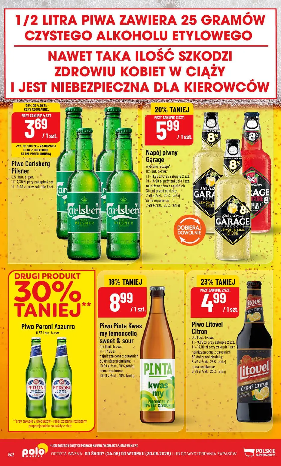 gazetka promocyjna POLOmarket Wakacyjna LOTERIA - wygraj paliwo 🚗 - Strona 52